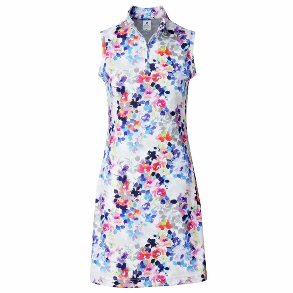 Daily Sports Mira White Patterned Golf Dress Floral - Picture 3 of 8